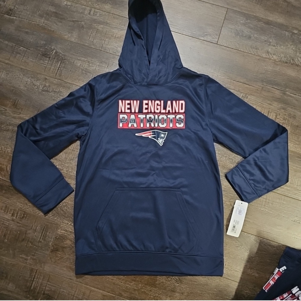 New England Patriots Navy Hoodie
